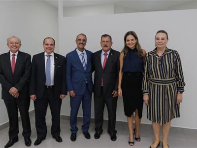 Foto da Notícia: Diretoria visita futuras instalações da sala da OAB no TJMT