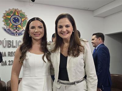 Foto da Notícia: Gisela Cardoso prestigia posse da nova procuradora-chefe do MPT, Thaylise Zaffani