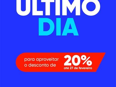 Notícia destaque: Esta sexta-feira (27) é último dia para pagamento da Anuidade 2026 com 20% de desconto